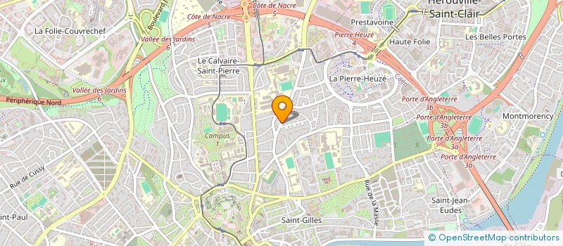 localisation de l'entreprise SCI LE CHANEFORET  CAEN