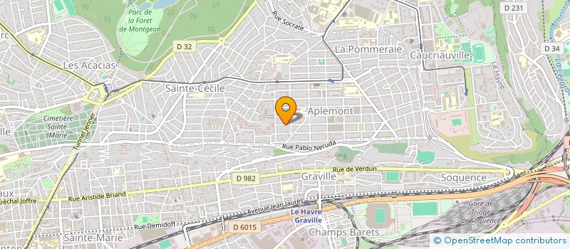 localisation de l'entreprise SCI LE CHANT DES OISEAUX à LE HAVRE