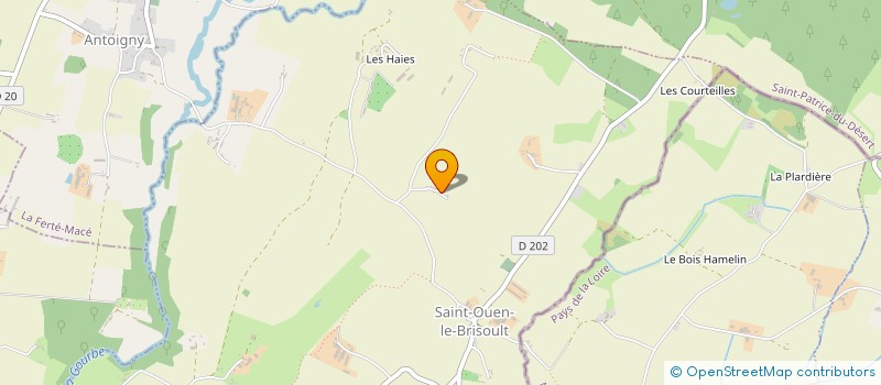localisation de l'entreprise SCI LE CHANT DES OISEAUX à LA FERTE MACE