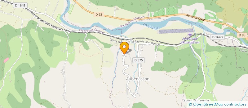 localisation de l'entreprise SCI LE CHANT DU GRILLON  CHASTEL-ARNAUD