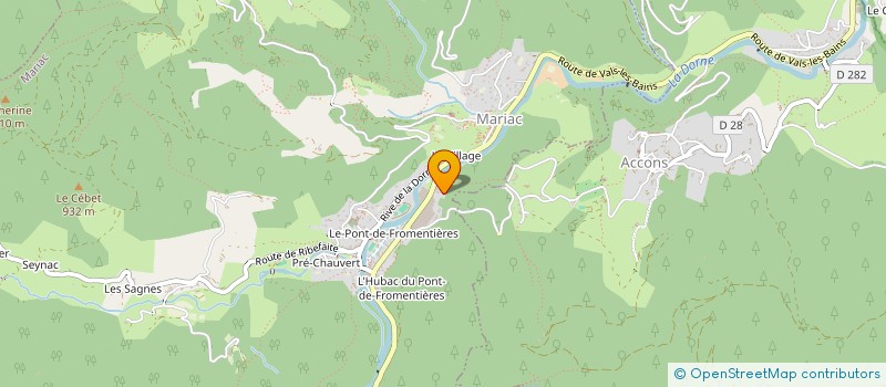 localisation de l'entreprise SCI LE CHANT DU MAS FLEURI  MARIAC