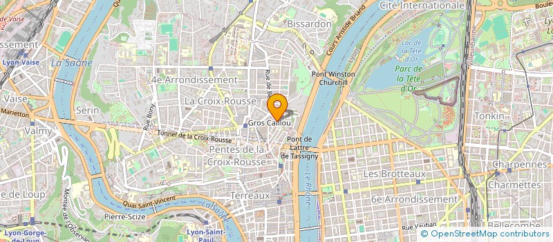 localisation de l'entreprise SCI LE CHANTREAU  LYON