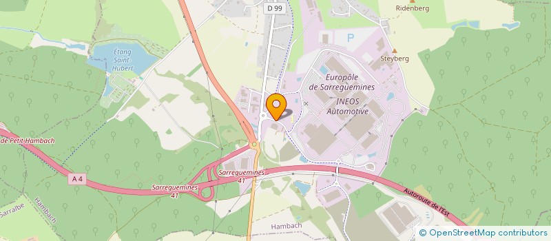 localisation de l'entreprise SCI LE CHANZY à SAINT-QUENTIN