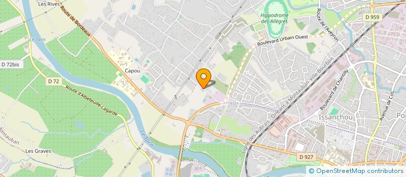 localisation de l'entreprise SCI LE CHAPEAU  MONTAUBAN