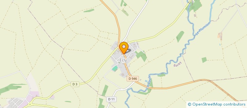 localisation de l'entreprise SCI LE CHAPITRE  ECLY