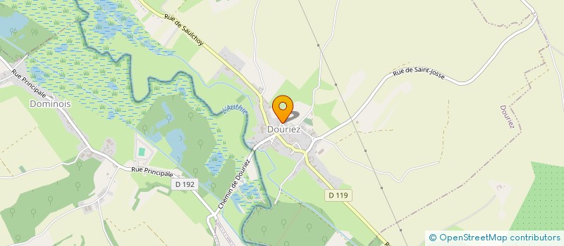 localisation de l'entreprise SCI LE CHAPITRE  DOURIEZ