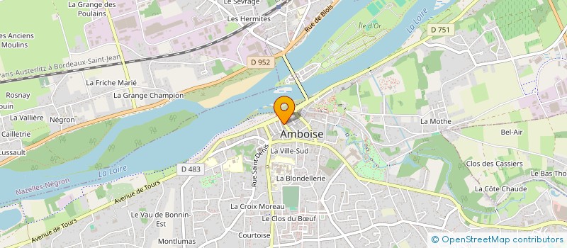 localisation de l'entreprise SCI LE CHAPTAL  SOUVIGNY-DE-TOURAINE