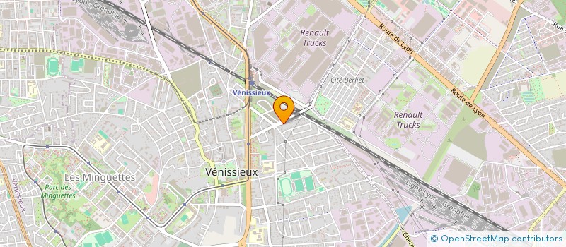 localisation de l'entreprise SCI LE CHARBONNIER  VENISSIEUX