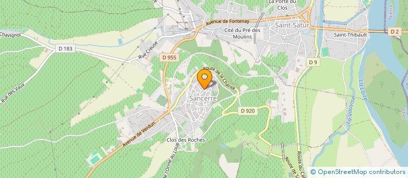 localisation de l'entreprise SCI LE CHARDON  BUE