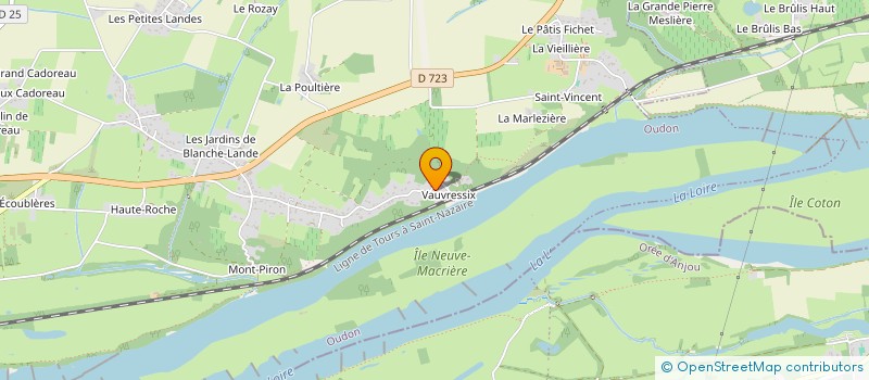 localisation de l'entreprise SCI LE CHARDONNET  OUDON