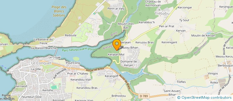 localisation de l'entreprise SCI LE CHARLDANN IMMOBILIER  TREBABU