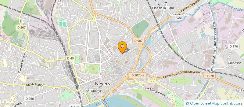 localisation de l'entreprise SCI LE CHARLY à NEVERS