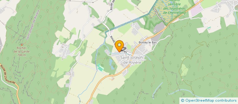 localisation de l'entreprise SCI LE CHARMANT SOM  SAINT-JOSEPH-DE-RIVIERE