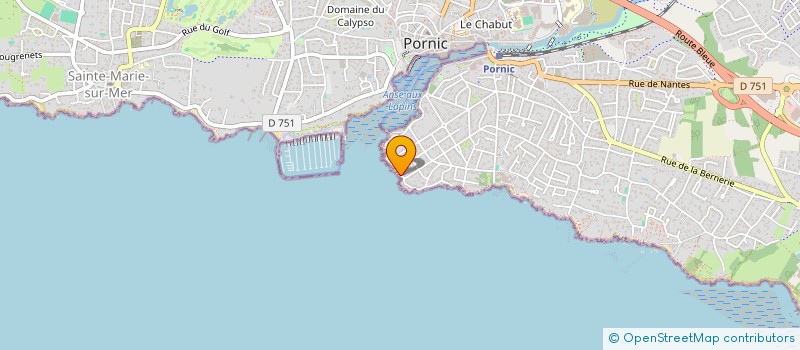 localisation de l'entreprise SCI LE CHARME  PORNIC