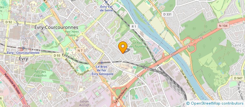 localisation de l'entreprise SCI LE CHARME à EVRY-COURCOURONNES
