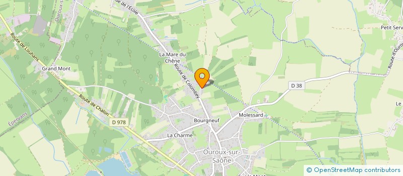 localisation de l'entreprise SCI LE CHARMOIS  ABERGEMENT STE COLOMBE L