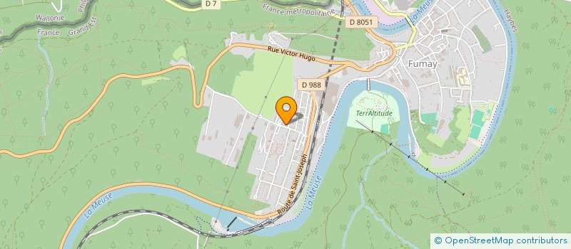 localisation de l'entreprise SCI LE CHARNOIS  FUMAY