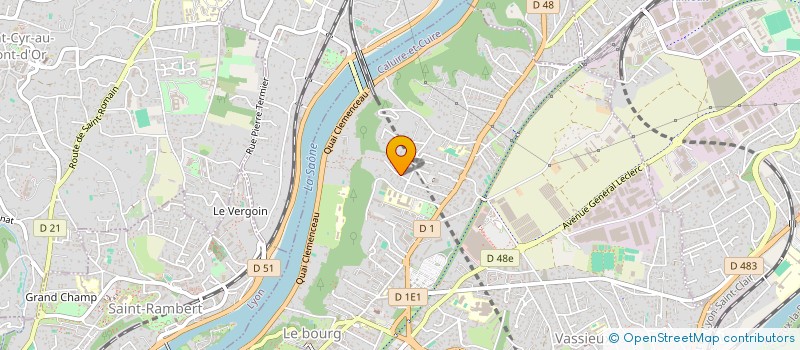 localisation de l'entreprise SCI LE CHARROI  CALUIRE-ET-CUIRE