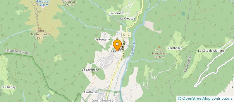 localisation de l'entreprise SCI LE CHARY  TALLOIRES-MONTMIN