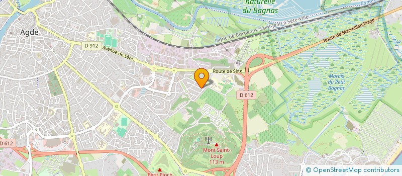 localisation de l'entreprise SCI LE CHASSEUR  AGDE
