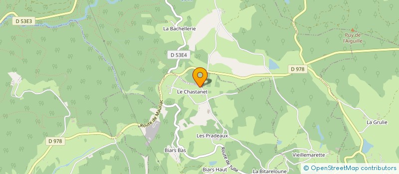 localisation de l'entreprise SCI LE CHASTANET  SAINT-MARTIAL-DE-GIMEL