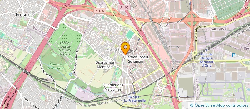 localisation de l'entreprise SCI LE CHASTEL à RUNGIS