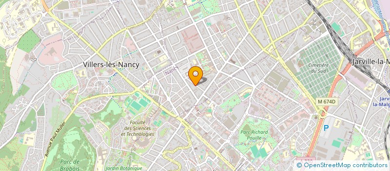 localisation de l'entreprise SCI LE CHAT  NANCY