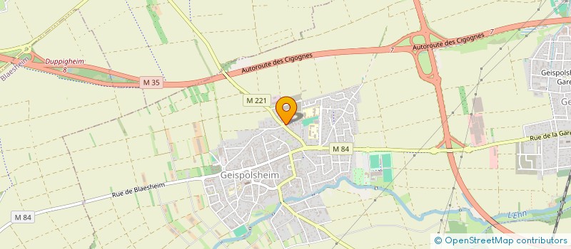 localisation de l'entreprise SCI LE CHAT  GEISPOLSHEIM