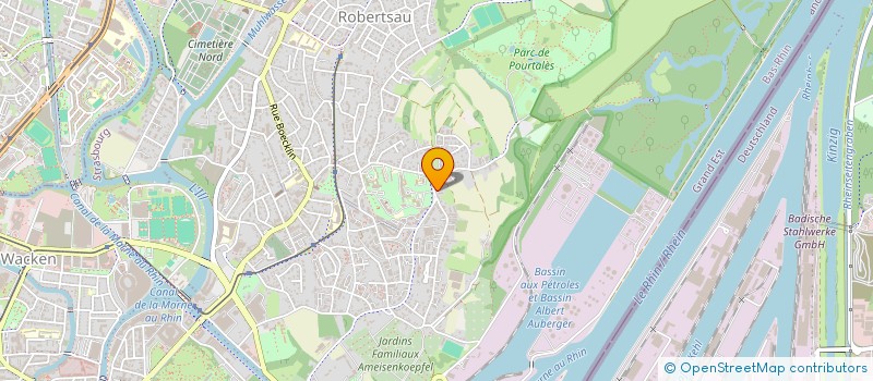 localisation de l'entreprise SCI LE CHAT BOTTE  STRASBOURG