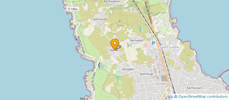 localisation de l'entreprise SCI LE CHAT NOIR  QUIBERON