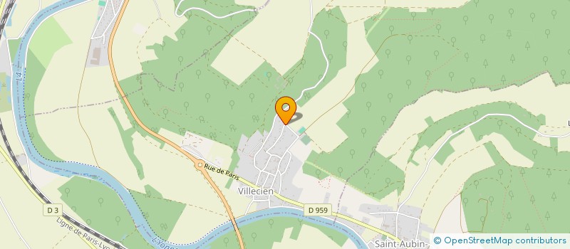 localisation de l'entreprise SCI LE CHAT VALLON  VILLECIEN