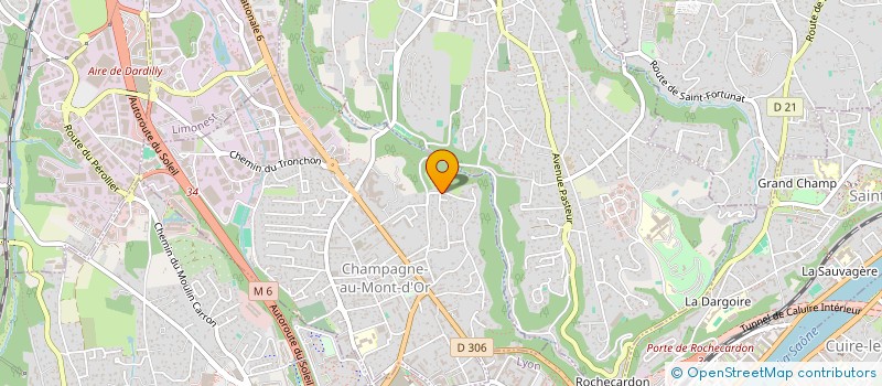 localisation de l'entreprise SCI LE CHATAIGNIER  CHAMPAGNE-AU-MONT-D'OR