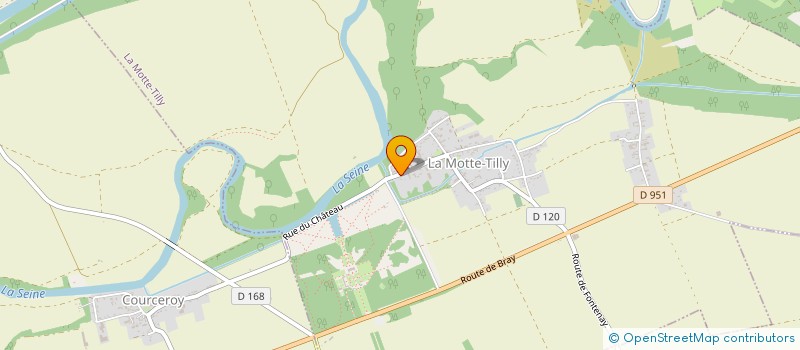 localisation de l'entreprise SCI LE CHATAIGNIER  LA MOTTE-TILLY