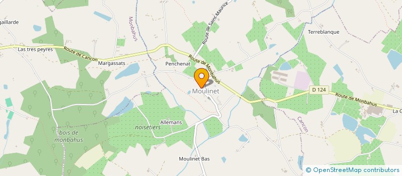 localisation de l'entreprise SCI LE CHATEAU  LOUGRATTE