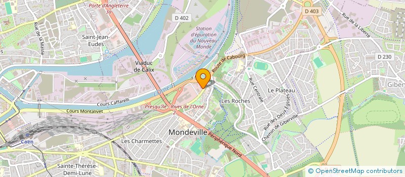 localisation de l'entreprise SCI LE CHATEAU à MONDEVILLE