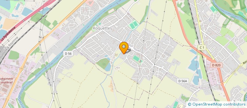 localisation de l'entreprise SCI LE CHATEAU à ROQUETTES