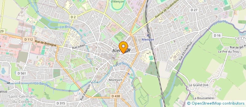 localisation de l'entreprise SCI LE CHATEAU à ALENCON