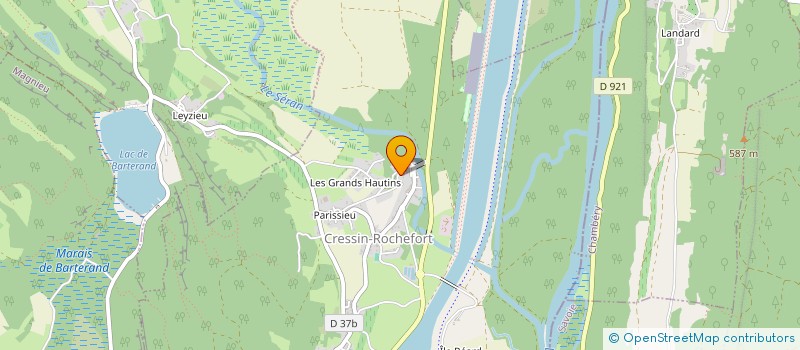 localisation de l'entreprise SCI LE CHATEAU  CRESSIN-ROCHEFORT