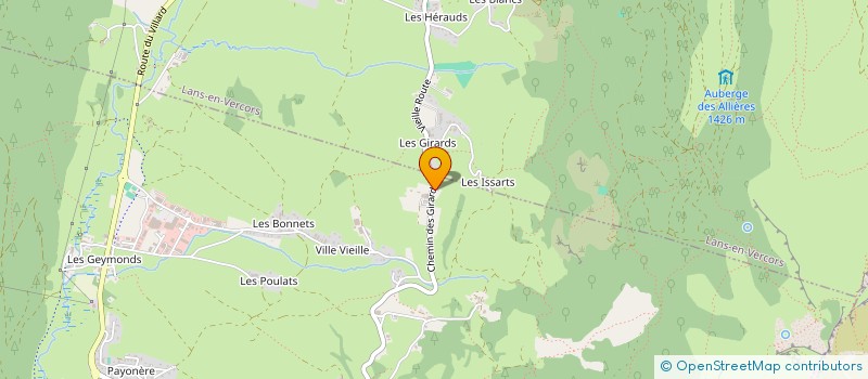 localisation de l'entreprise SCI LE CHATEAU  LANS-EN-VERCORS