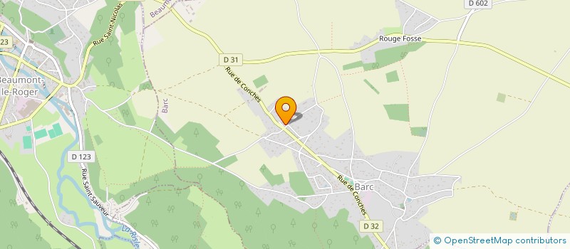 localisation de l'entreprise SCI LE CHATEAU  BARC