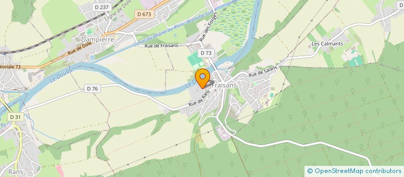 localisation de l'entreprise SCI LE CHATEAU  FRAISANS