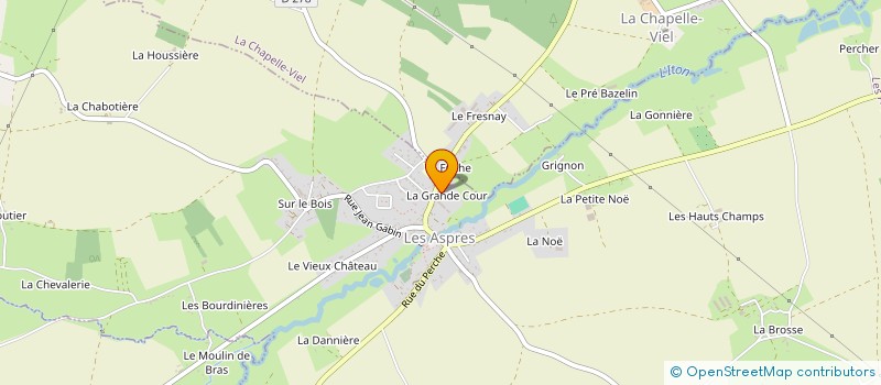 localisation de l'entreprise SCI LE CHATEAU à LES ASPRES