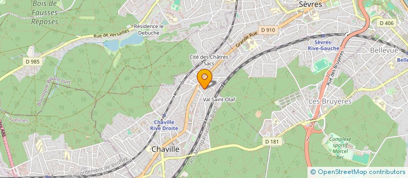 localisation de l'entreprise SCI LE CHATEAU à CHAVILLE