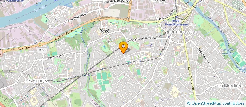 localisation de l'entreprise SCI LE CHATEAU  REZE