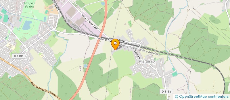 localisation de l'entreprise SCI LE CHATEAU  KUNTZIG