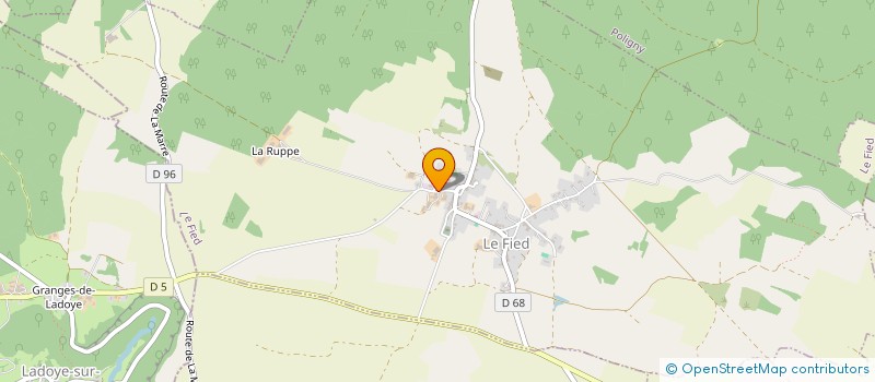 localisation de l'entreprise SCI LE CHATEAU  LE FIED