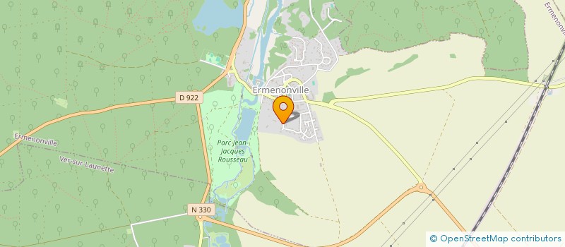 localisation de l'entreprise SCI LE CHATEAU D'ERMENONVILLE  ERMENONVILLE