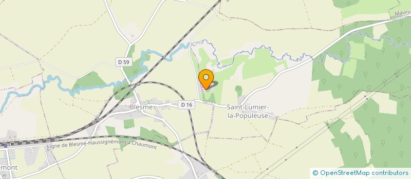 localisation de l'entreprise SCI LE CHATEAU DE BUSSEMONT à SAINT-LUMIER-LA-POPULEUSE
