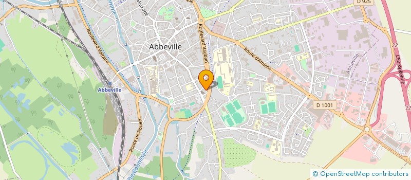 localisation de l'entreprise SCI LE CHATEAU DE FRANCIERES à ABBEVILLE