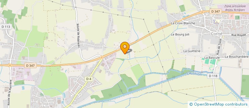 localisation de l'entreprise SCI LE CHATEAU DE REZEAU  LOIRE-AUTHION